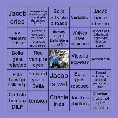 New Moon Bingo Card