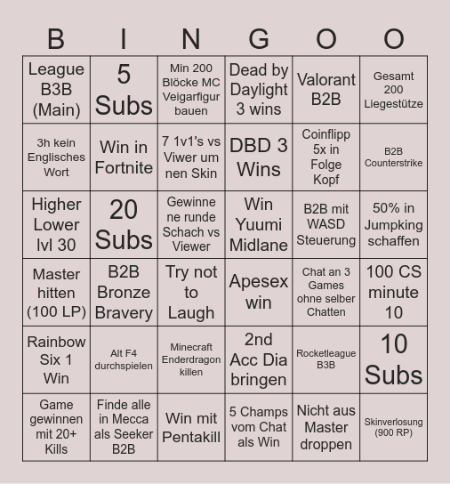 T3MT3M's 350 Follow Special Bingo Card