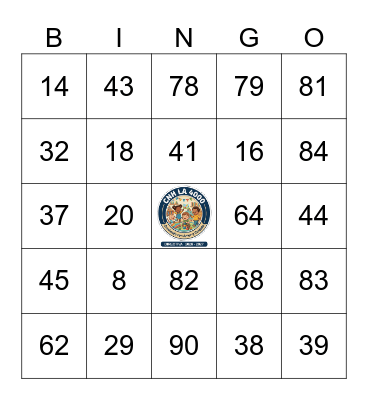 GRAN BINGO CNH LA CUATRO MIL.   POR UN ESPACIO DIGNO PARA TODOS Bingo Card