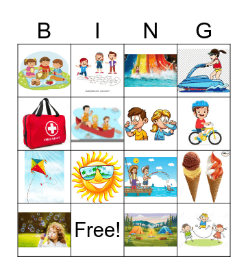Summer Fun! Bingo Card