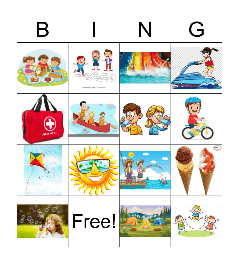 Summer Fun! Bingo Card