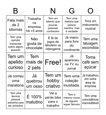 BINGO TRADE ON Bingo Card