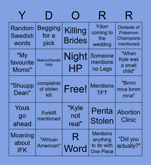 ELIAS MY ELIAS Bingo Card