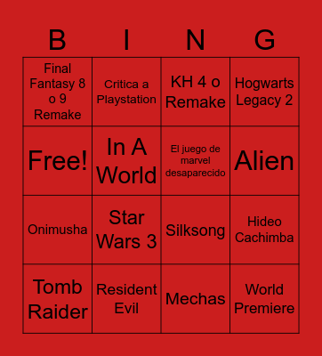 Doritos y Porros Bingo Card