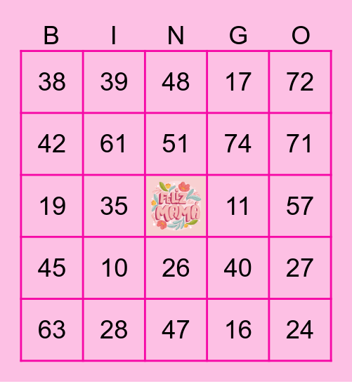 DIA DE LA MADRES - ASERRI Bingo Card