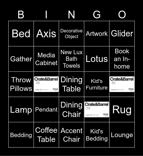 Double Rewards Bingo Card