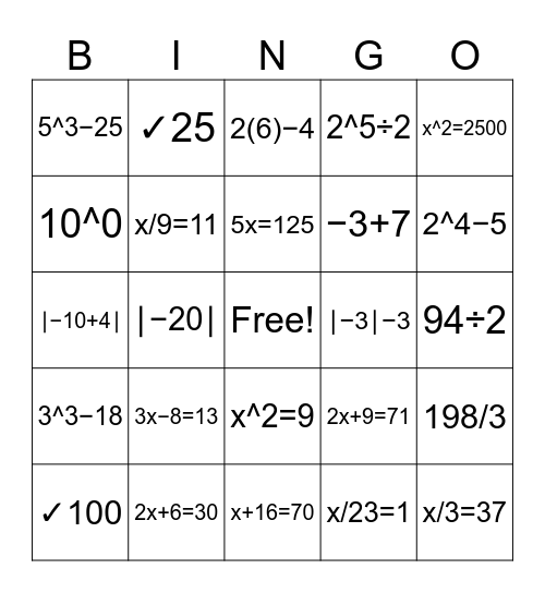 BTS Bash High Bingo Card