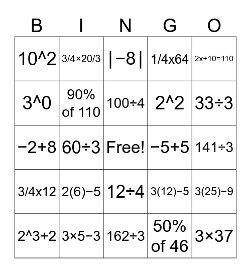 BTS Bash Middle Bingo Card