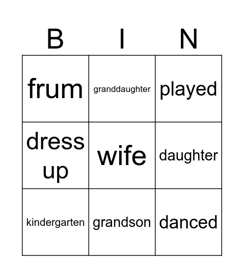 Unit 5 - Academy Starts Bingo Card