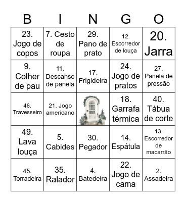 Bingo bi Bingo Card