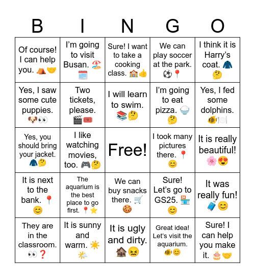 B17 Review Answers Bingo Card