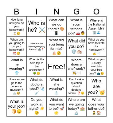 B10 L20 Questions Final Review Bingo Card
