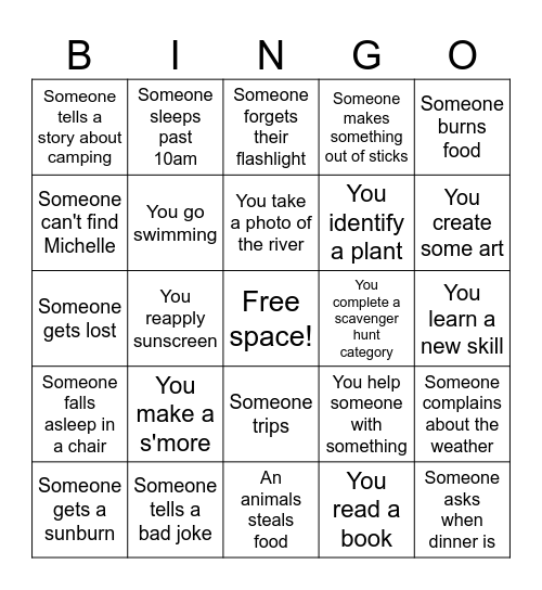Untitled Bingo2 Bingo Card