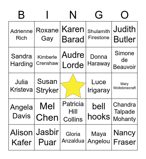 Find someone who has read.... Bingo Card