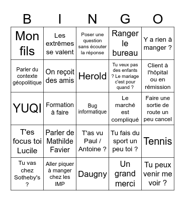 LB Bingo Card