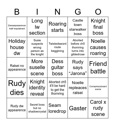 Ch6 bingo Card