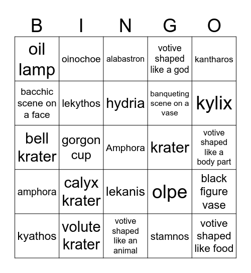 Centro Campania Bingo Card