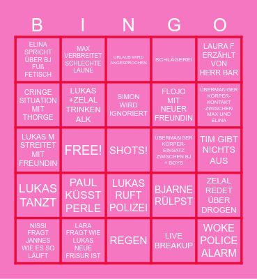 STADTFEST 2026 BEST TIME EVER! Bingo Card