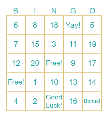 Try Out Biologi Bingo Card