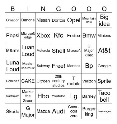 Full best animation logos (2026 edition) Bingo Card