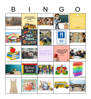 New Years Bingo Card