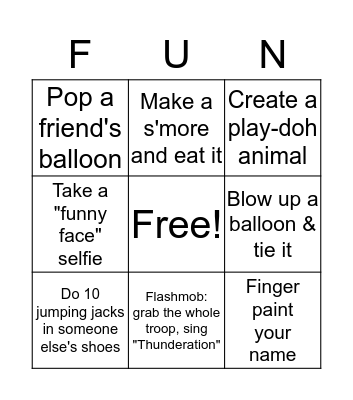 BIG TIME BINGO Card