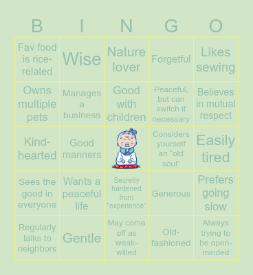 TAOHK&I Kinnies - Umeya Bingo Card