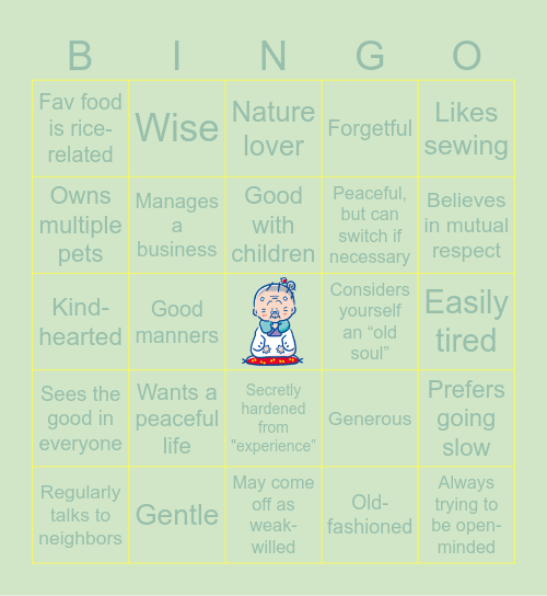 TAOHK&I Kinnies - Umeya Bingo Card