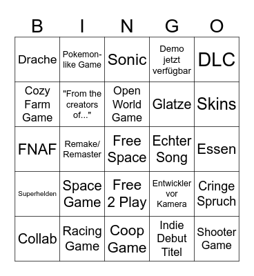 FGS - Bingo Card