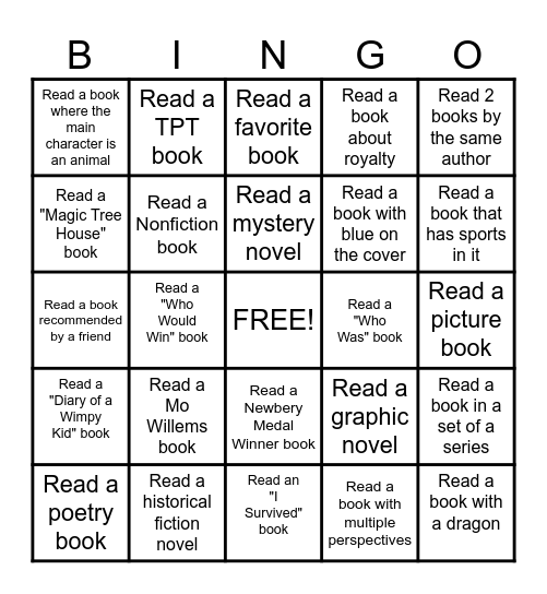 AR Bingo Board Bingo Card
