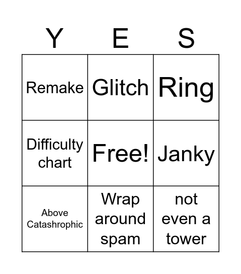 TC bingo Card
