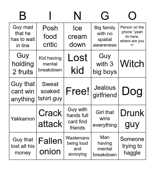 CNE not Cleveland Bingo Card