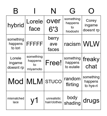 Kaizen Bingo Card