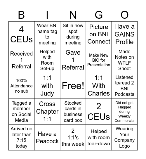 TIDAL REVENUE AUG 2026 Bingo Card