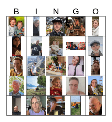 Familie van den Berg Bingo Card