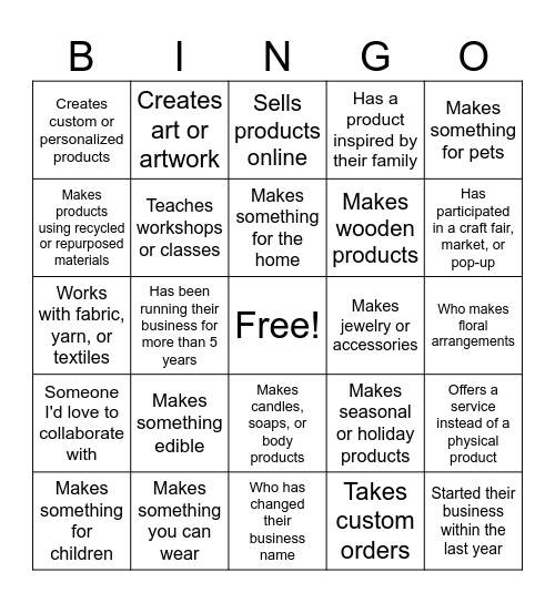 The Local Collective Community Bingo Card