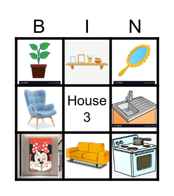 HOUSE Bingo Card
