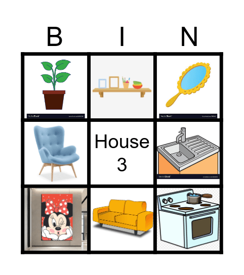 HOUSE Bingo Card