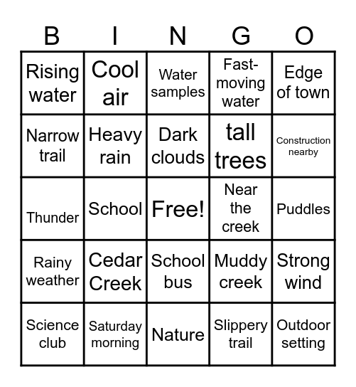 Setting Bingo Card