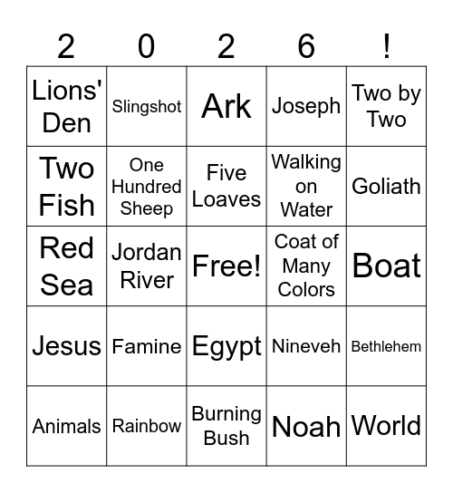 Made For More Bingo Card