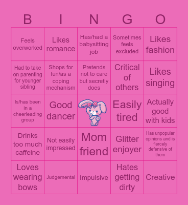 TAOHK&I Kinnies - Bonbonribbon Bingo Card