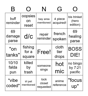 snake? SNAKE?! Bingo Card