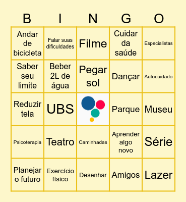 BEM ESTAR Bingo Card