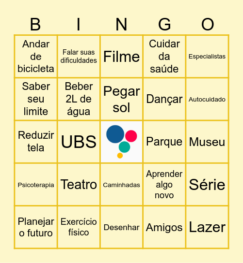 BEM ESTAR Bingo Card