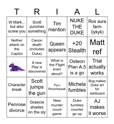 Flight Bingo Card