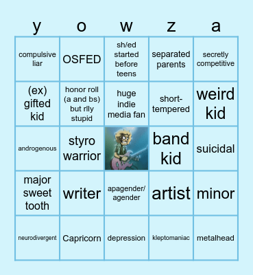 x Bingo Card