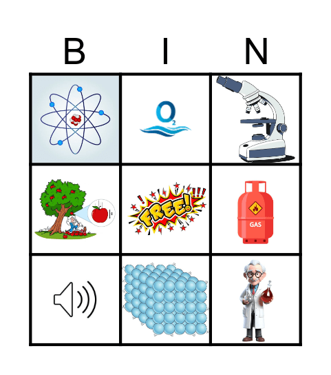 Science Bingo Card