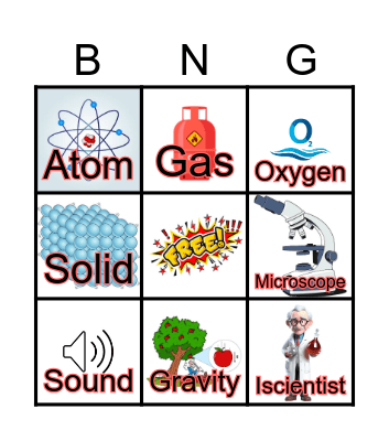 Science Bingo Card