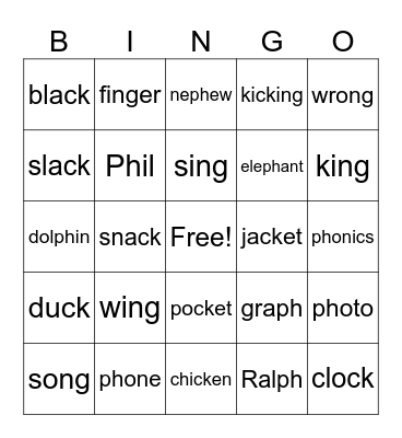 review 21/22 Bingo Card
