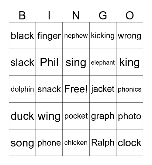 review 21/22 Bingo Card